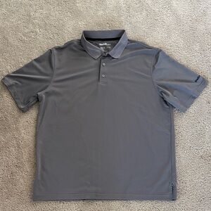 Reebok Men's Charcoal Polo Shirt